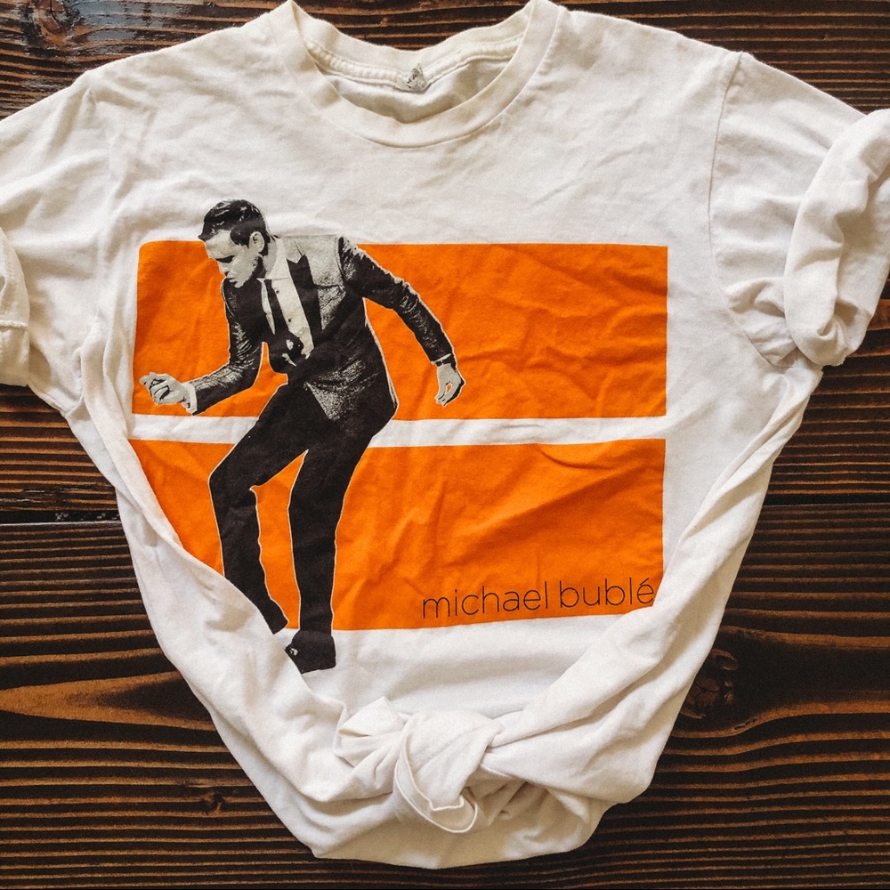 MICHAEL BUBLE T-SHIRT SZ MEDUIM